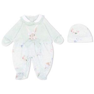 NWT Lapin House Specialty Babygrow Sweet Bunny with Matching Hat